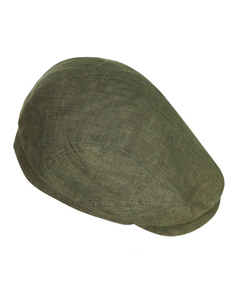 Driver Cap Linen | Olive Green