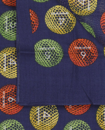 Printed Handkerchief | Neon Golf