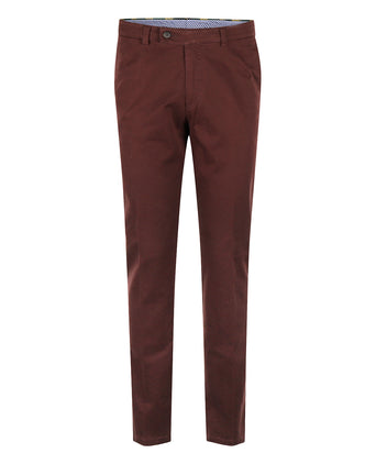 Leeds Cotton Trousers | Red