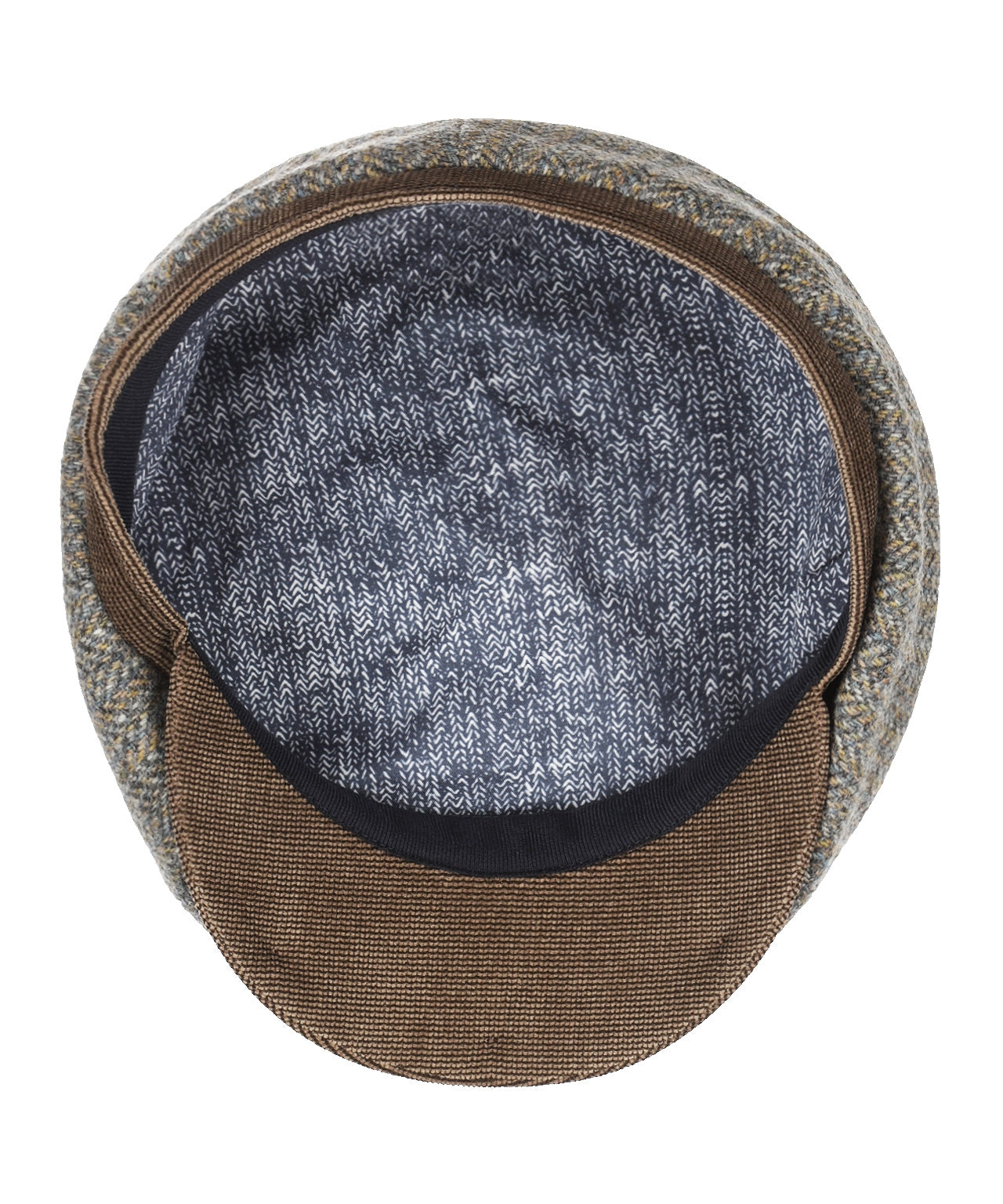 Ballonmützen-Tweed | Grün