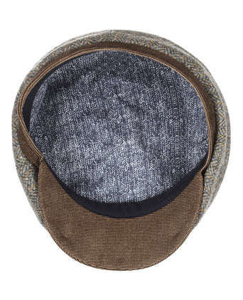 Ballon Cap Tweed | Groen
