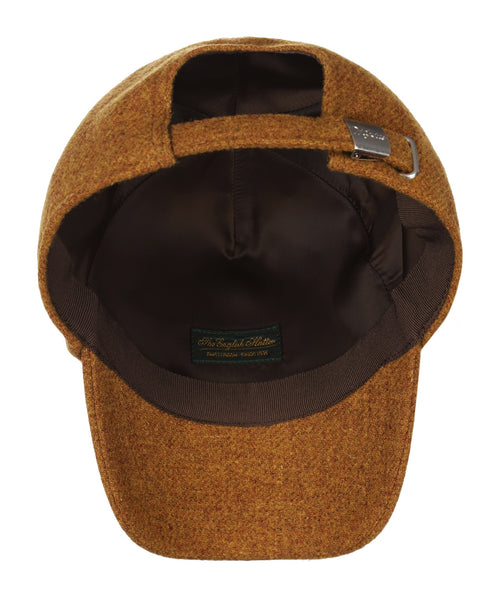 Wigens Tweed Baseball Cap | Yellow