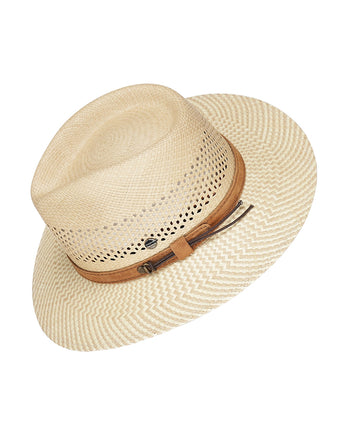 Panama Hoed Fashion two tone | Bruin