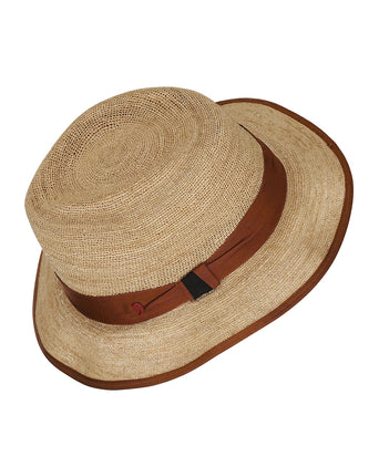 Hat Panama Crochet | Brown