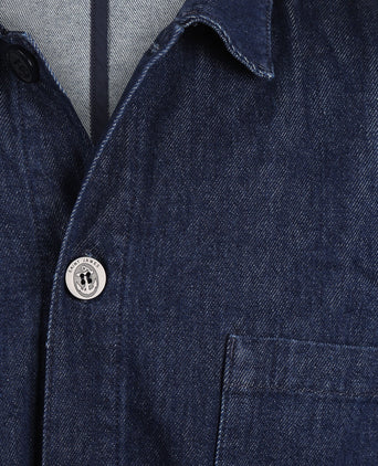 Saint James Sirocco Overshirt | Denim Blauw