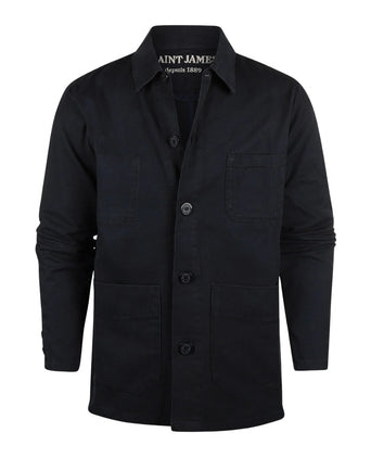 Saint James Sirocco Overshirt | Navy Blue