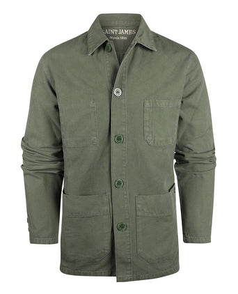 Saint James Sirocco Overshirt | Green