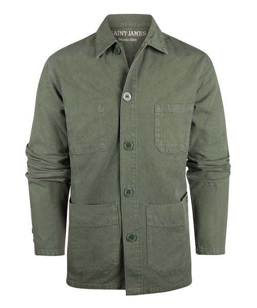 Saint James Sirocco Overshirt | Groen