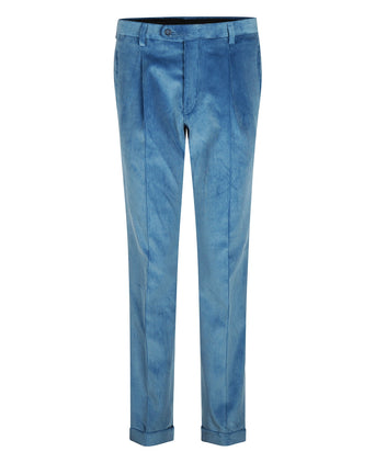 Corduroy Pants Wide Rib | Blue