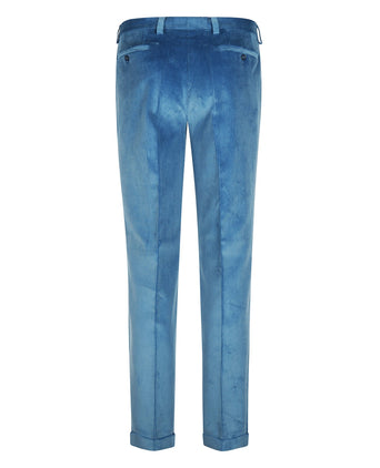 Corduroy Pants Wide Rib | Blue