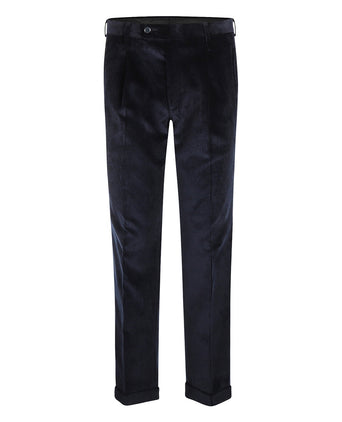 Corduroy Pants Wide Rib | Navy Blue