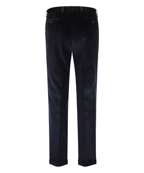 Corduroy Pants Wide Rib | Navy Blue