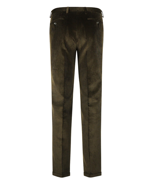 Corduroy Pants Wide Rib | Green