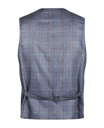 Wellington Gilet 100% Silk | Blue