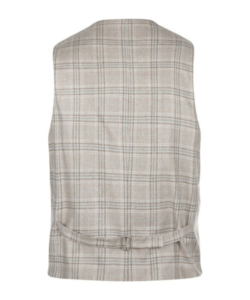 Wellington Gilet 100% Silk | Brown