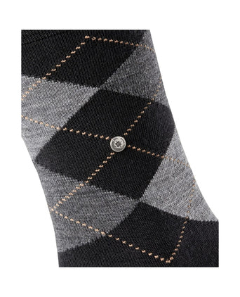 Burlington Edinburgh Men's Socks | Black