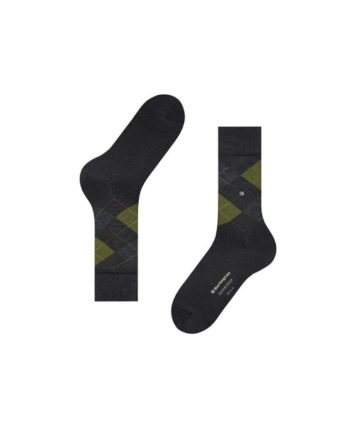 Burlington Edinburgh Men's Socks | Black