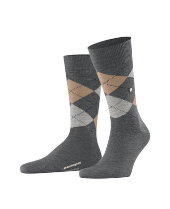 Burlington Edinburgh Men's Socks | Grey