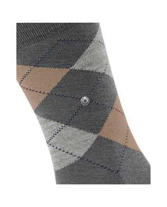 Burlington Edinburgh Men's Socks | Grey