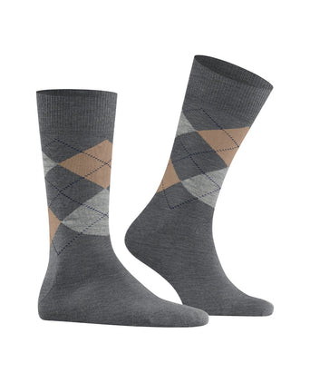 Burlington Edinburgh Men's Socks | Grey