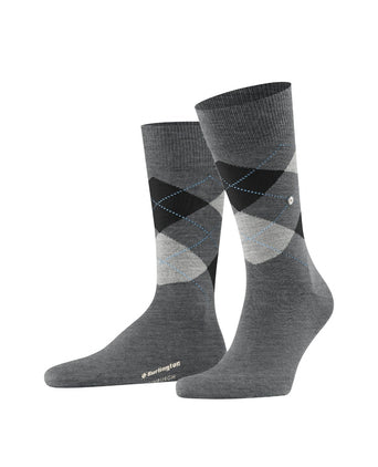 Burlington Edinburgh Men's Socks | Grey