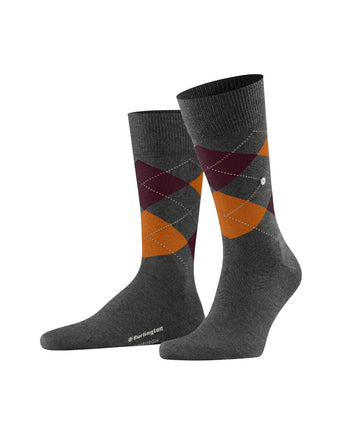 Burlington Edinburgh Men's Socks | Grey