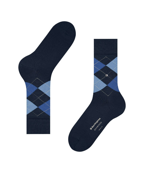 Burlington Edinburgh Men's Socks | Blue
