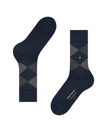 Burlington Edinburgh Men's Socks | Blue