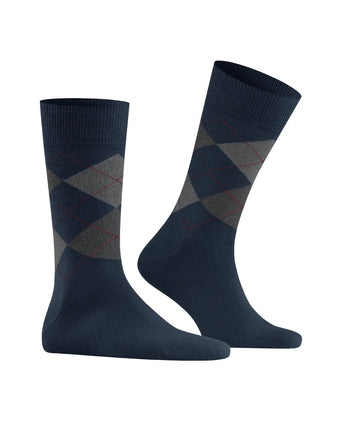 Burlington Edinburgh Men's Socks | Blue