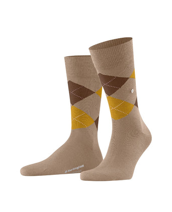 Burlington Edinburgh Men's Socks | Brown