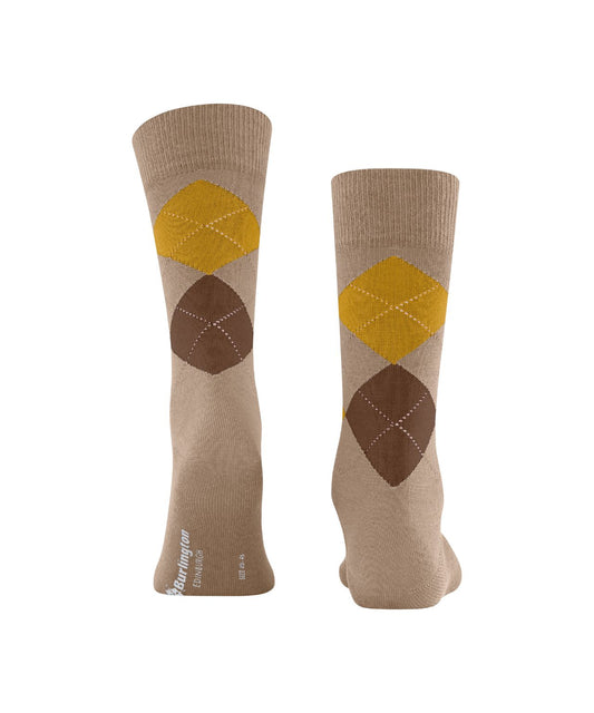 Burlington Edinburgh Herrensocken | Braun