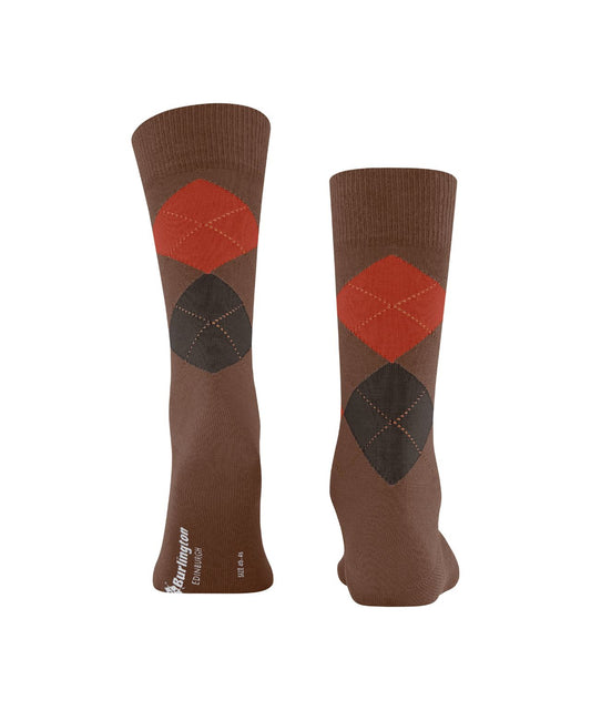 Burlington Edinburgh Herrensocken | Braun