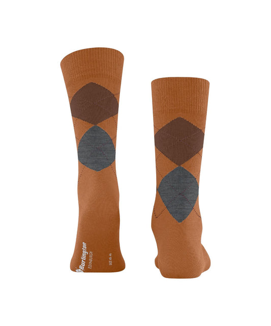 Burlington Edinburgh Herrensocken | Braun
