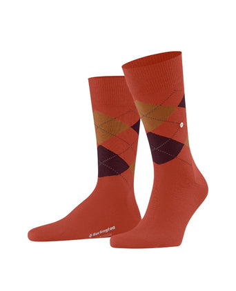 Burlington Edinburgh Men's Socks | Red