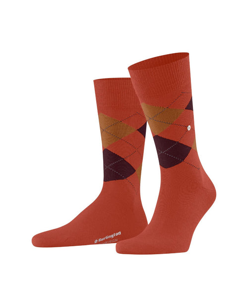 Burlington Edinburgh Men's Socks | Red