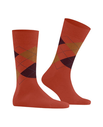 Burlington Edinburgh Men's Socks | Red