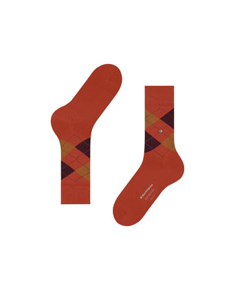 Burlington Edinburgh Men's Socks | Red