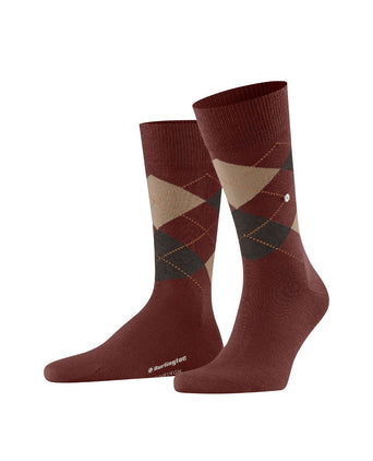 Burlington Edinburgh Men's Socks | Red
