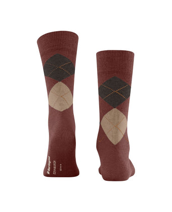 Burlington Edinburgh Men's Socks | Red