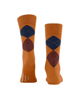 Burlington Edinburgh Men's Socks | red