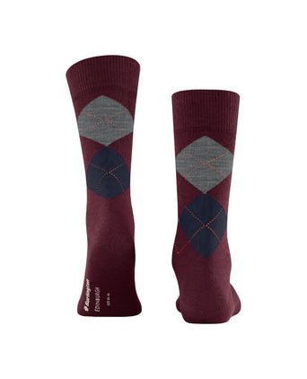 Burlington Edinburgh Men's Socks | Red