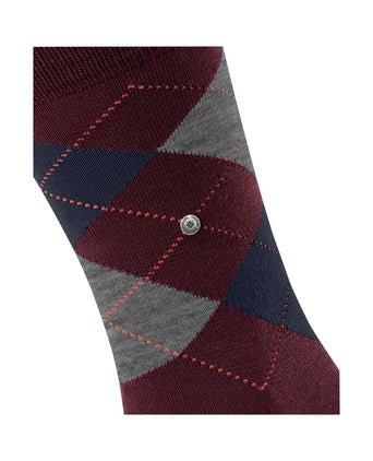 Burlington Edinburgh Men's Socks | Red