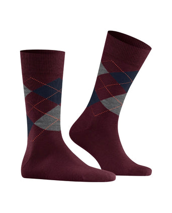 Burlington Edinburgh Men's Socks | Red