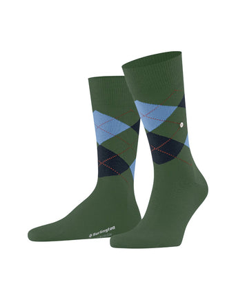 Burlington Edinburgh Men's Socks | Green