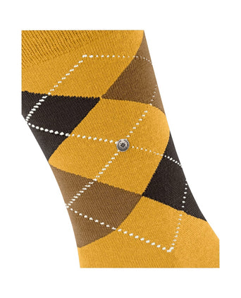 Burlington Edinburgh Heren Sokken | Geel
