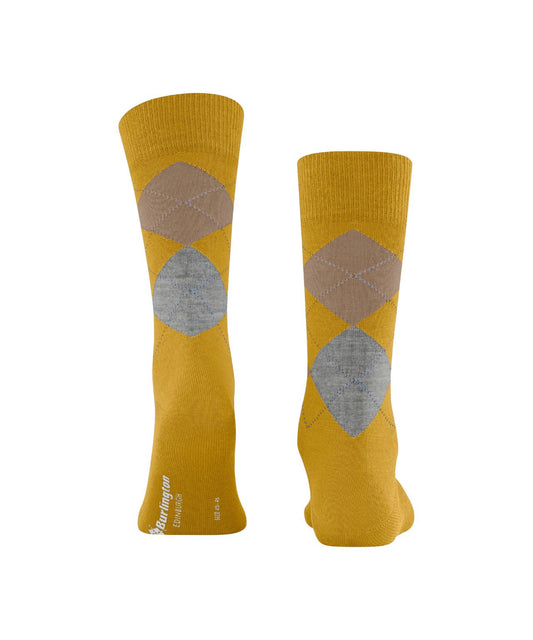Burlington Edinburgh Herrensocken | Gelb
