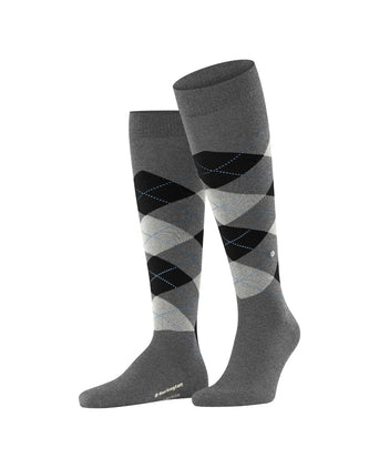 Burlington Edinburgh Men's Knee Socks | Grey