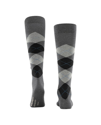 Burlington Edinburgh Men's Knee Socks | Grey