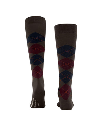Burlington Edinburgh Men's Knee Socks | Brown