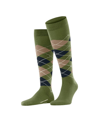 Burlington Edinburgh Men's Knee Socks | Green
